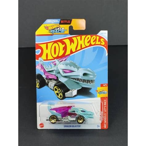 Hot Wheels Dragon Blaster Netflix Let S Race Blue Hot Wheels Let S Race