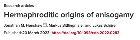 Apparent Independent And Multiple Evolution Of Binary Sex Why