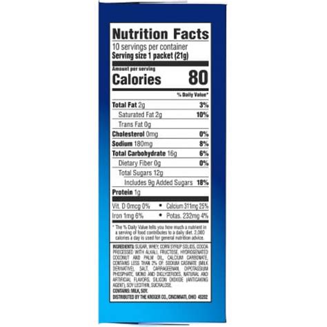 Kroger Milk Chocolate Dutch Hot Cocoa Mix Oz Kroger