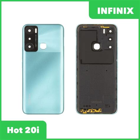 Задняя крышка для Infinix Hot 20i X665E зеленый купить на OZON по низкой цене 1959174965