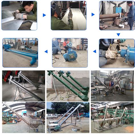 Hopper Screw Conveyor DAHAN Vibration Machinery