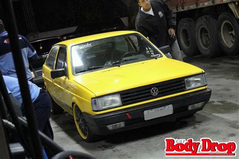 Gol Quadrado Turbo Amarelo Car Body Drop Desde 2011 No Ar