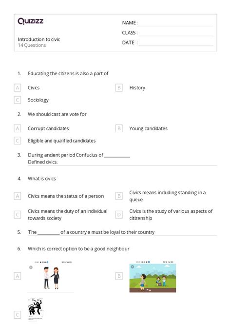 Civics Government Worksheets For Nd Class On Quizizz Free