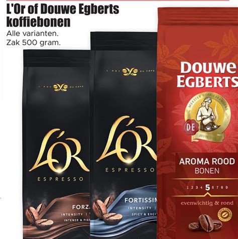 L Or Of Douwe Egberts Koffiebonen Aanbieding Bij Dirk