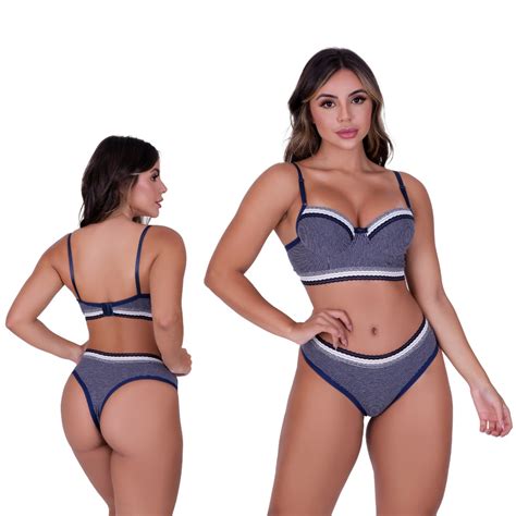 Promoção conjunto lingerie conforto bojo algodão calcinha e sutiã sempre combinado