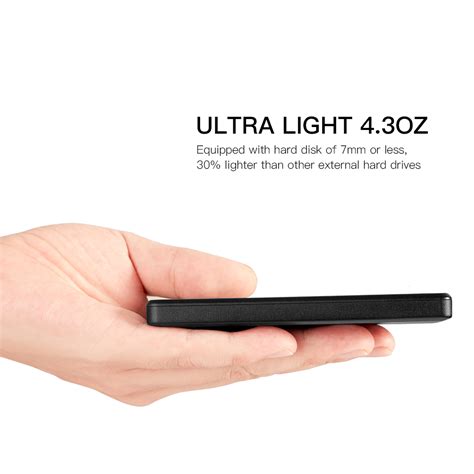 Tb Ultra Slim Portable External Hard Drive Mm Usb Hdd