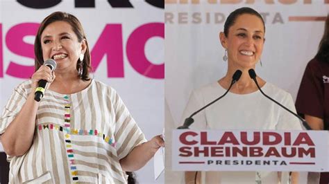 Sheinbaum y Xóchitl justifican cambio en la escaleta del tercer debate