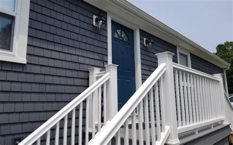 Cedar Discovery Vinyl Siding And Timbertech Rails Wareham Ma Contractor Cape Cod Ma And Ri