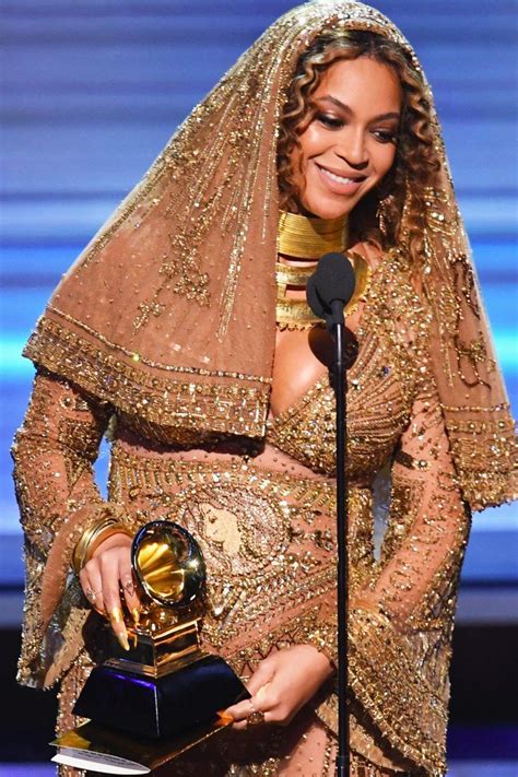 Beyoncé Accepts Her Grammy Award With A Powerful Speech About