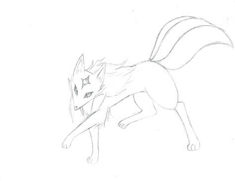 Three Tailed Fox By Inkiebubbbles On Deviantart