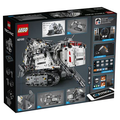 Обзор конструктора LEGO Technic 42100 Экскаватор Liebherr R 9800