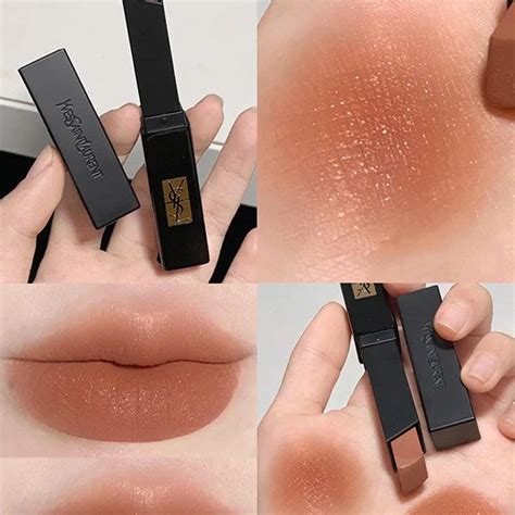 Son Yves Saint Laurent Ysl The Slim Velvet Radical Exploding Nude M U Cam Nude Vua H Ng Hi U