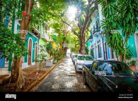 Calle En El Viejo San Juan Puerto Rico Fotograf A De Stock Alamy