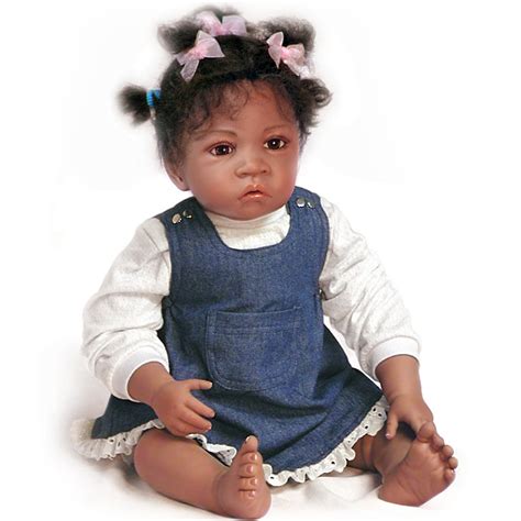 Ashton Drake - JASMINE AT AGE 1 1/2 Baby Girl Doll 26" By Waltraud Hanl ...