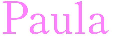 Paula Name For Girls Uk Baby Names