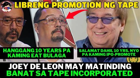 Salamat TAPE Joey Deleon May Malupet Na Banat Sa Mga Jalosjos Dahil Sa