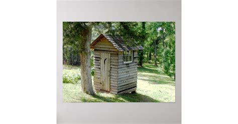 Outhouse Poster Zazzle