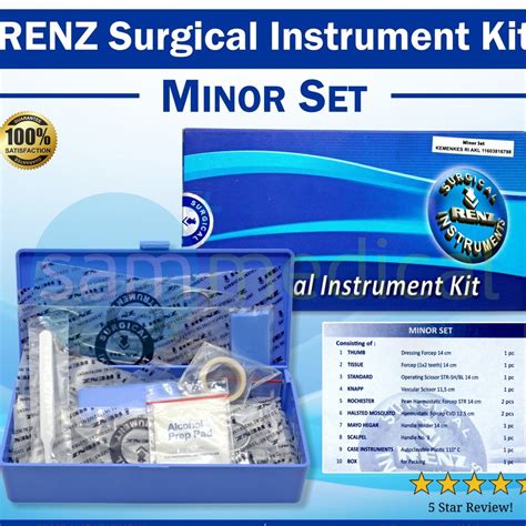 Jual Renz Minor Set Sederhana Box Plastik Surgical Instrument Kit