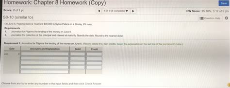Solved Homework: Chapter 8 Homework (Copy) Save Score: 0 of | Chegg.com