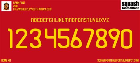 SFF: Spain World Cup 2010 Font