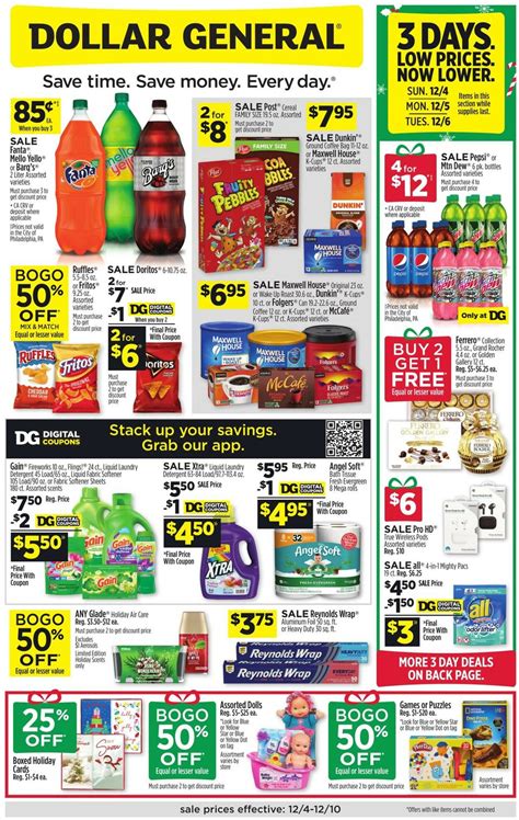 Dollar General Ad Circular - 12/04 - 12/10/2022 | Rabato