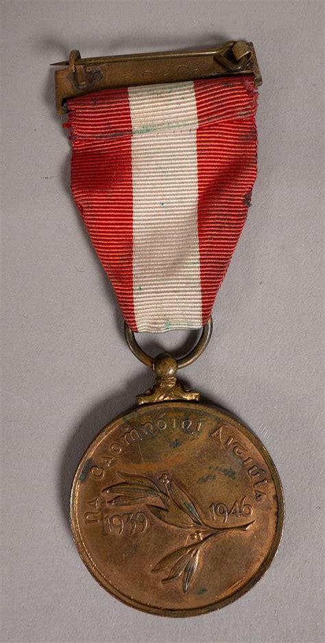 1939 1946 Emergency Service Medal Local Security Force With Certificate