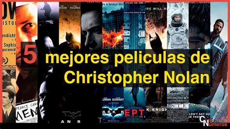 5 mejores películas de Christopher Nolan YouTube