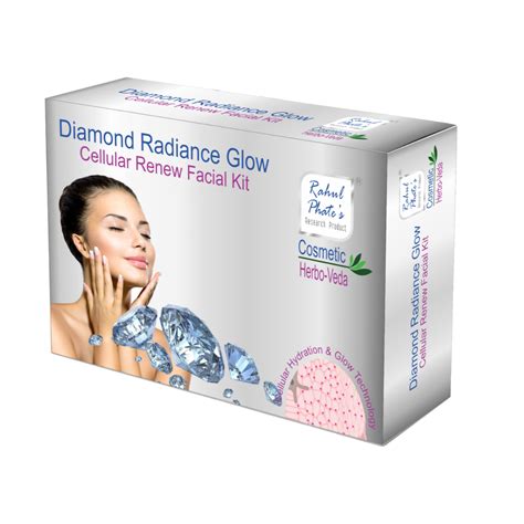 Diamond Radiance Glow Facial Kit 165g Big Rahul Phates Cosmetics Range