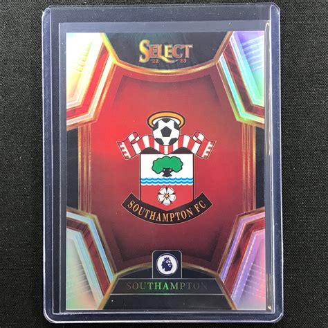 2022 23 Select Epl Southampton Team Badges Silver Prizm Ssp 12