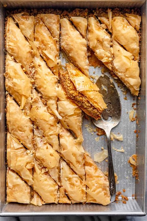 Lebanese Baklava {Authentic Easy Recipe} - Feel Good Foodie