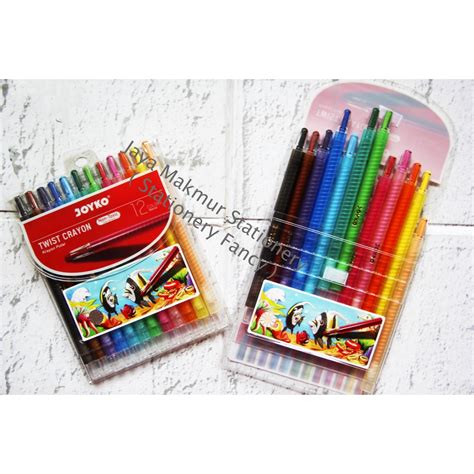 Jual Crayon Putar Twist Crayon Titi Joyko Warna Twcr S Shopee