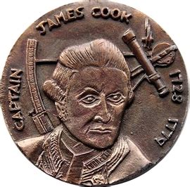 Medal Captain James Cook Bicentenary Historical Medal Australia