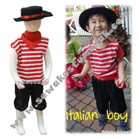 kostum negara italia kostum internasional sewa kostum anak jakarta