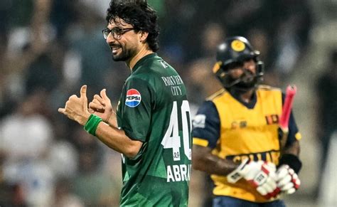 abrar ahmed climbs  top   icc ti rankings pakistan today