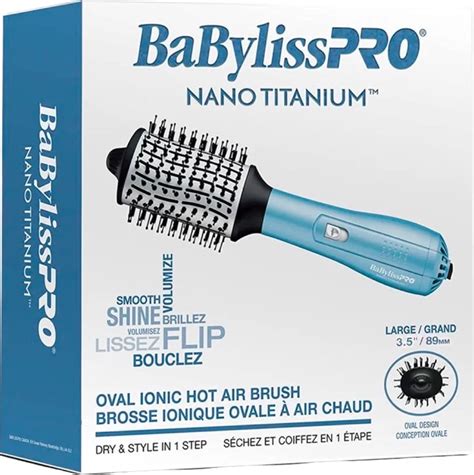 Escova Secadora Babyliss Pro Nano Titanium Hot Air 89mm 220V Beleza Na Web