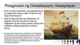 Ang Globalisasyon Pptxsssssssssssssssssss Ppt