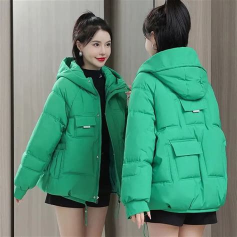 Novo Inverno Parkas Mulheres Jaqueta Capuz Casaco B Sico