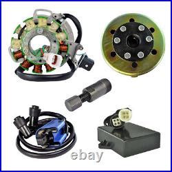 Kit Stator W Hp Cdi Ignition Coil Flywheel Puller For Yfz