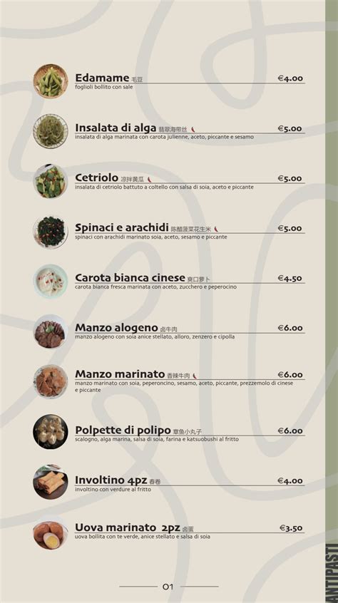 Carte Et Menus Noodle Restaurant Milan Thefork