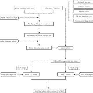 flow chart  statistical analysis  scientific diagram