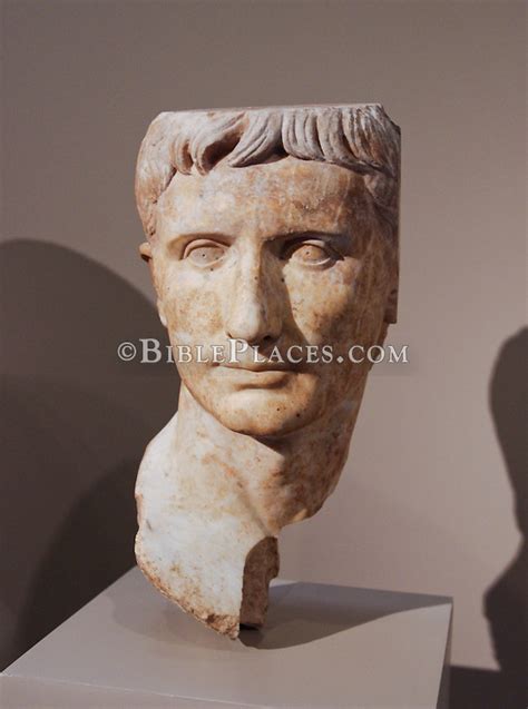 Roman Emperor Augustus Marble Augustan Period Bc Ad