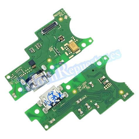 Placa De Conector De Carga Micro Usb Con Micrófono Para Moto E6s 2020