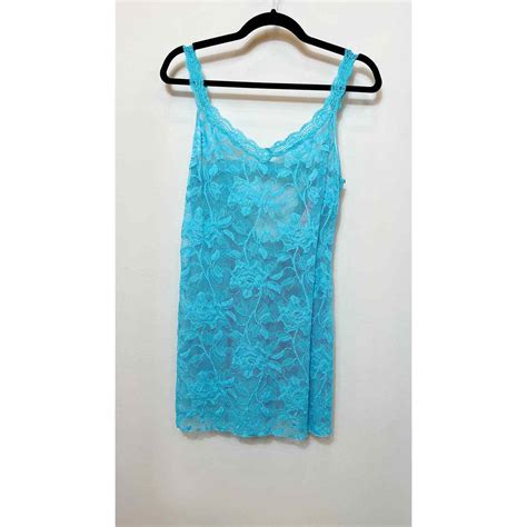 Victoria S Secret Vintage Sheer Lace Slip Size M L Gem