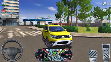 Taxi Sim Gameplay Renault Duster Driving In City X