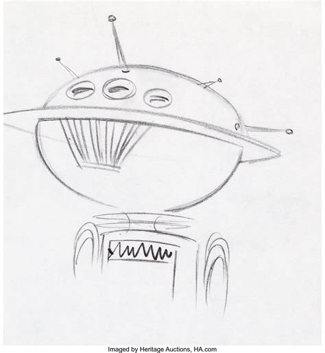 The Jetsons Uniblab Animation Drawing Hanna Barbera 1962 Lot