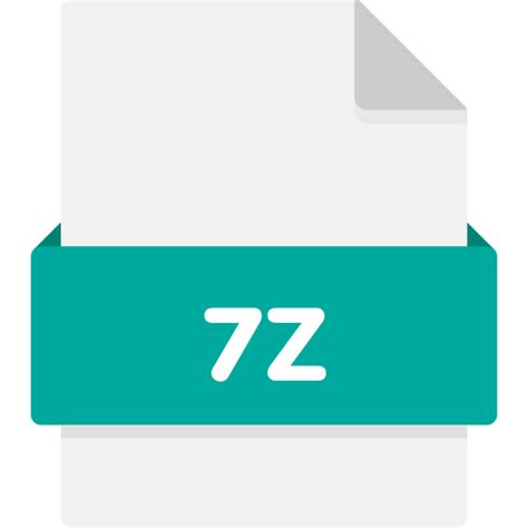 7z File Generic Flat Icon