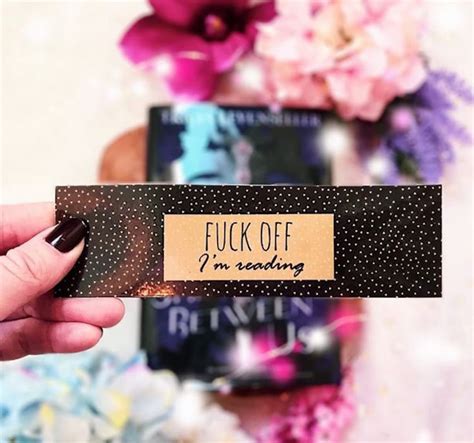 Fuck Off I M Reading Laminated Bookmark Literary Gift Etsy