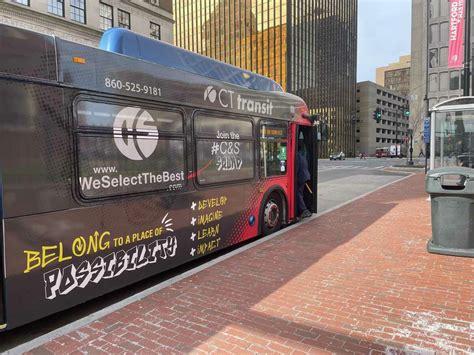 ct transit unveils   bus routes  central connecticut