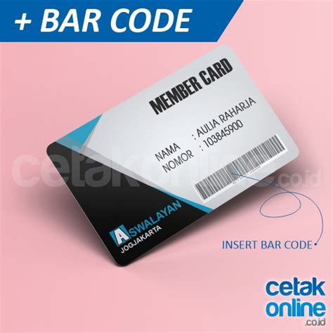 kartu member membership card pvc id card cetakonline