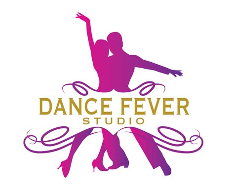 Elegant Playful Dance Studio Logo Design For Dance Fever Or Dance